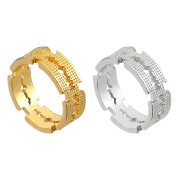 DAIIIBABYYY  -  Punk Hip Hop Personality Rings Luxury Charm Jewelry Fashion Simple Style Street Party Rings Accessories High Quality Gifts